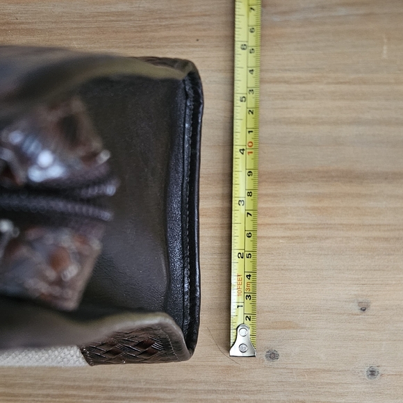 Vintage Brahmin Addison Li Taupe Harbor Handbag - Picture 8 of 8